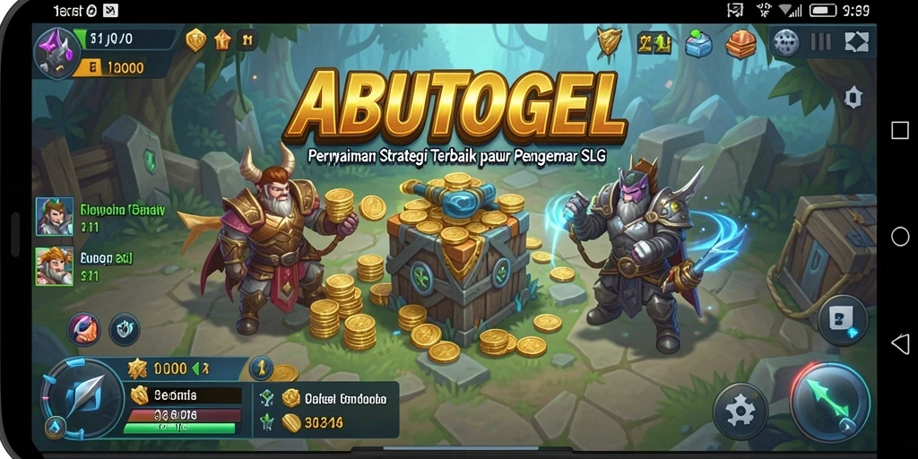 Tampilan gameplay ABUTOGEL yang mendebarkan dan strategis.