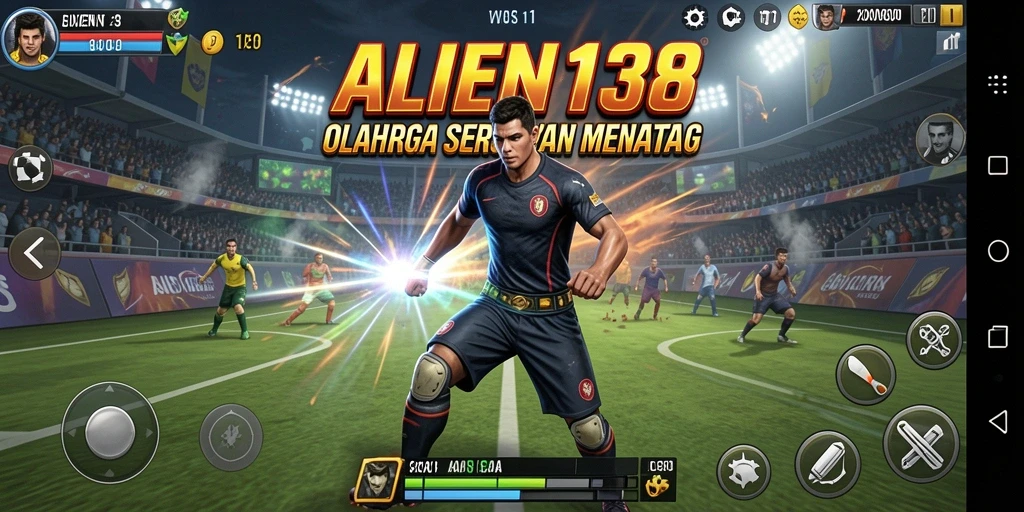 Tampilan gameplay yang menarik dalam <strong>ALIEN138</strong>, menunjukkan atmosfer olahraga yang realistis.