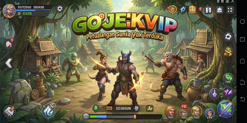 Gameplay petualangan seru di GOJEKVIP yang menantang.