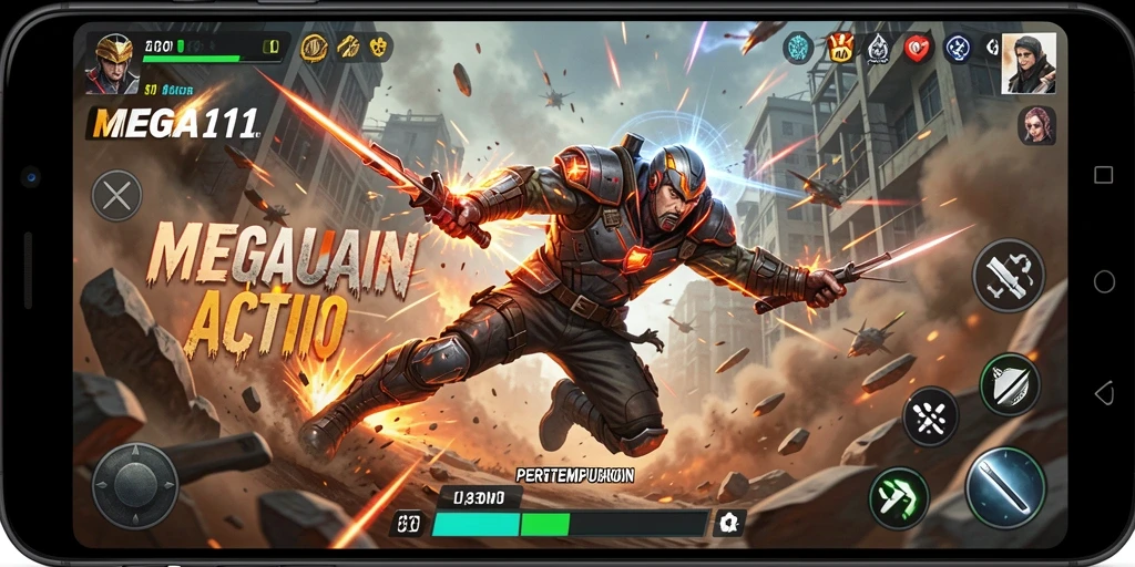 Gameplay seru dan mendebarkan di MEGA111.