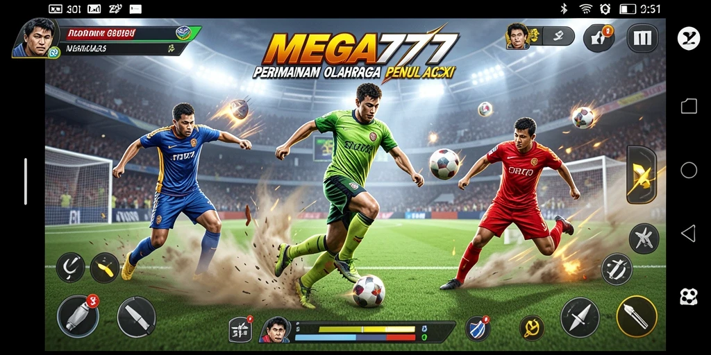 Tampilan gameplay seru dan interaktif dari MEGA777.