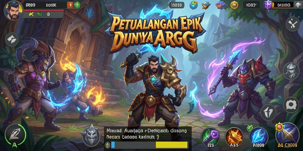 Gameplay RR89 yang menarik dan penuh aksi dalam genre ARPG.
